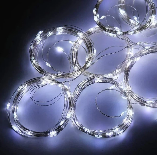 Гірлянда Xmas Водоспад 7911 160LED W-9, 2х2 м, біле світло - Фото 3 Гірлянда Xmas Водоспад 7911 160LED W-9, 2х2 м, біле світло - зображення 3
