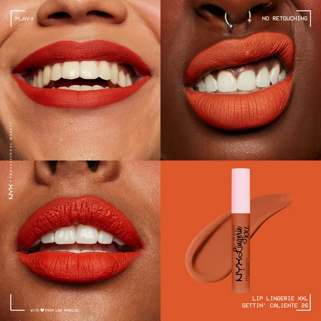 Matowa szminka w płynie NYX Professional Makeup Lip Lingerie XXL Matowy odcień 26 4 ml (800897132132) - obraz 5