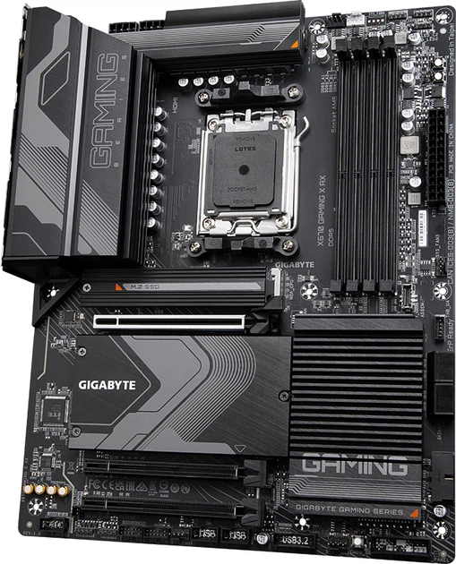 Материнська плата Gigabyte X670 Gaming X AX (sAM5, AMD X670, PCI-Ex16) - Фото 3 Материнська плата Gigabyte X670 Gaming X AX (sAM5, AMD X670, PCI-Ex16) - зображення 3