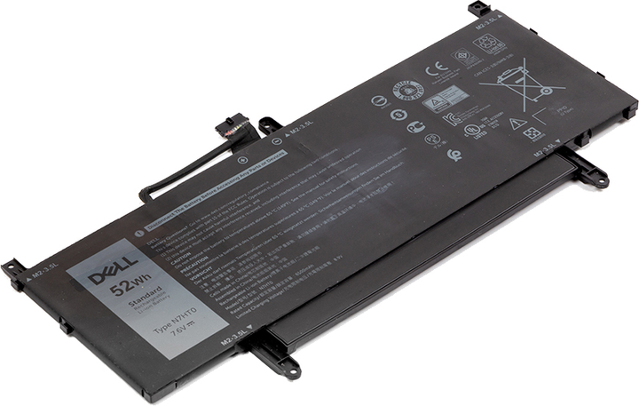 Аккумулятор для ноутбуков Dell Latitude 9510 (N7HT0) 7.6 V 6500 mAh ...