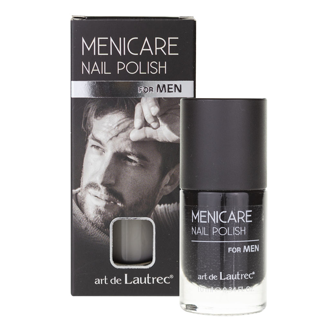 Мужской лак для ногтей с кондиционером Menicare №07 черный Art de ...