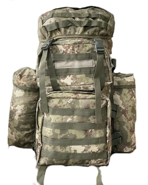Рюкзак тактический военный EKIPINUA 90 литров Мягкая спинка Мультикам - изображение 1