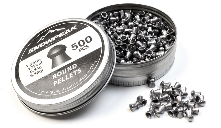 Свинцовые пули SnowPeak Round Pellets (0.54г, 500шт) - изображение 1