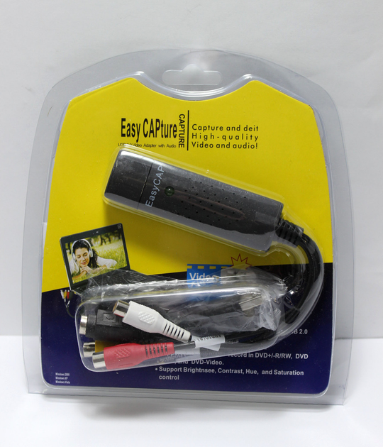 Easycap USB 2.0 карта видеозахвата оцифровка фото видео 1 канальный (38209) - изображение 4