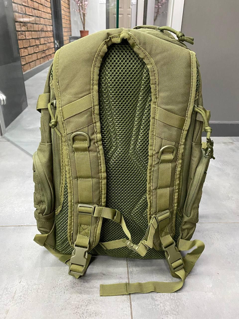 Военный рюкзак Yakeda 40 л., оливковый, тактический рюкзак для военных, армейский рюкзак для солдат - изображение 2