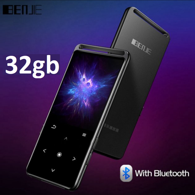 MP3 плеєр Benjie M6 1.8" Bluetooth 5.0 Hi-Fi 32Gb металевий - зображення 6
