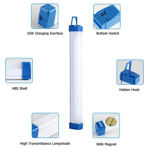 Светодиодная аккумуляторная аварийная USB лампа Emergency TUBE – фото ...