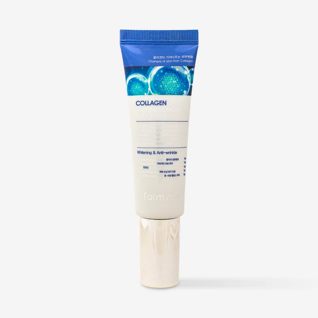 Увлажняющий крем для зоны вокруг глаз с коллагеном FarmStay Collagen Water Full Moist Eye Cream 50 мл - изображение 2