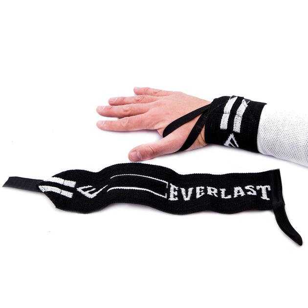 Напульсник силовой бинты кистевые для жима и тяги (2шт) Everlast EV ...