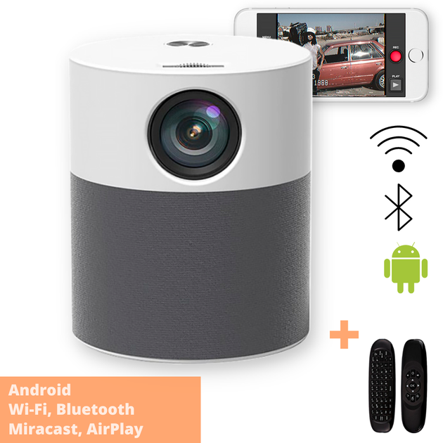 SMART проектор Full HD (1920*1080) XPRO PANOPLUS XIM (5000 lumen) с MAX расширением 4K + Аэромышь в комплекте (T9W_5650) - изображение 2