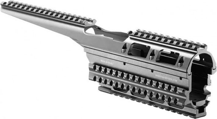 Цівка FAB Defense VFR-AK для Сайги. Матеріал – алюміній. Колір чорний - зображення 1