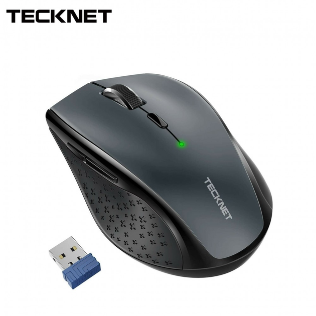 Беспроводная Bluetooth Мышь Tecknet M002 Grey - изображение 1