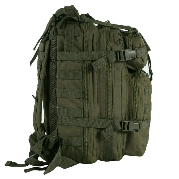 Рюкзак тактический военный Camo Military Gear Assault 25 л зеленый - изображение 2