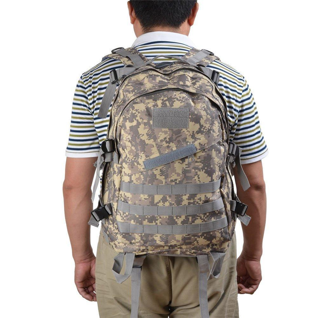 Городской тактический штурмовой военный рюкзак ForTactic B01 на 40литров Пиксель - изображение 2
