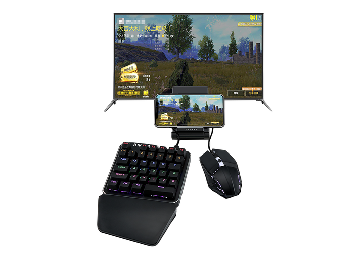 Мобильный игровой адаптер Bluetooth с охлаждением SUNROZ P6 Union PUBG Mobile Set с игровой клавиатурой (Inker) и мышкой 3 в 1 (SUN9319) - Фото 3 Мобильный игровой адаптер Bluetooth с охлаждением SUNROZ P6 Union PUBG Mobile Set с игровой клавиатурой (Inker) и мышкой 3 в 1 (SUN9319) - изображение 3