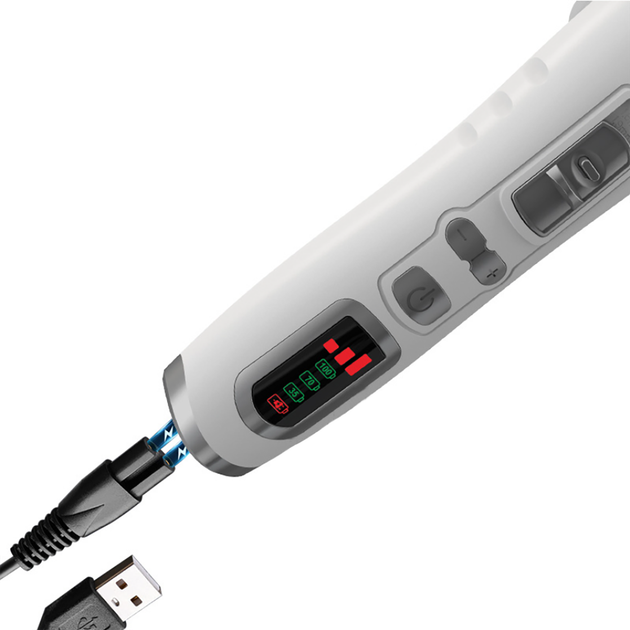 Акумуляторна машинка для стрижки тварин SMEHNSER D3 Pet Clipper з насадками 2200 mAh Білий - зображення 6