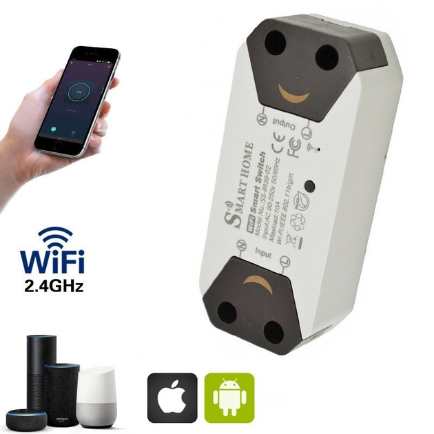Беспроводной Wifi реле для умного дома Smart Breaker SS-8839-01, смарт ...