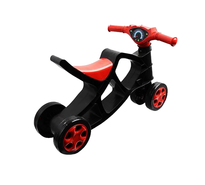 Детский беговел DOLONI TOYS Минибайк 0136/02 Черный с красным - Фото 2 Детский беговел DOLONI TOYS Минибайк 0136/02 Черный с красным - изображение 2