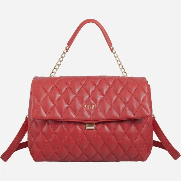 Сумка крос-боді жіноча шкіряна Tosca Blu Dublin TF22EB141-C89 Dark Red (8050035408472) - зображення 2