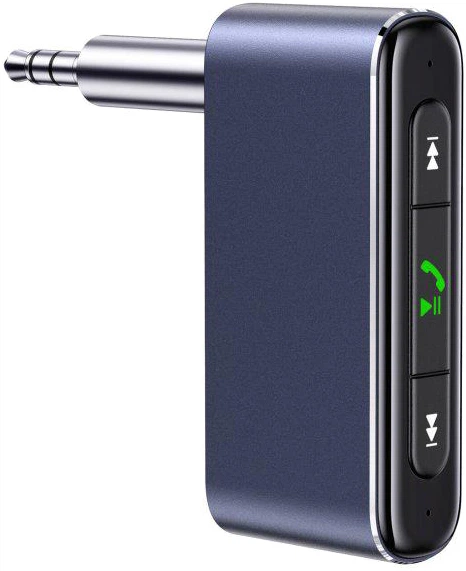 Bluetooth ресивер Usams USSJ519 3.5DC Mini Car Wireless Audio Receiver BT5.0 Grey (SJ519JSQ01