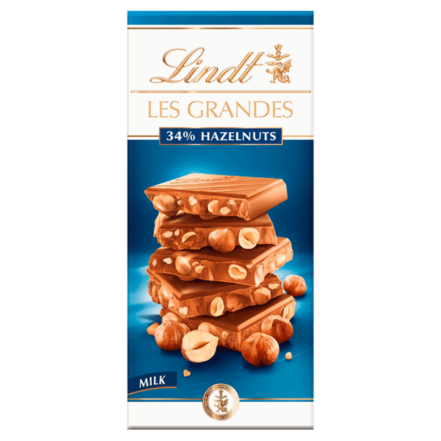 Шоколад Lindt Les Grandes молочний фундук 150 г – купить в Украине ...