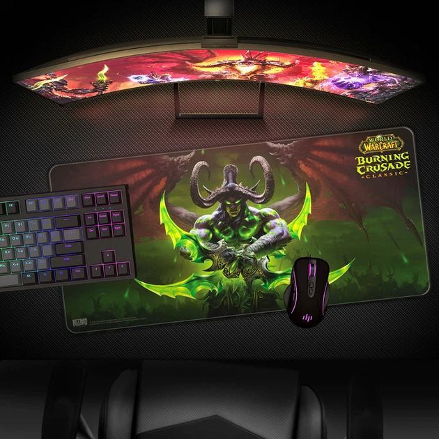 Podkładka do gry Blizzard World of WarCraft Burning Crusade: Illidan 0 XL Speed/Control (5292910016300) - obraz 3