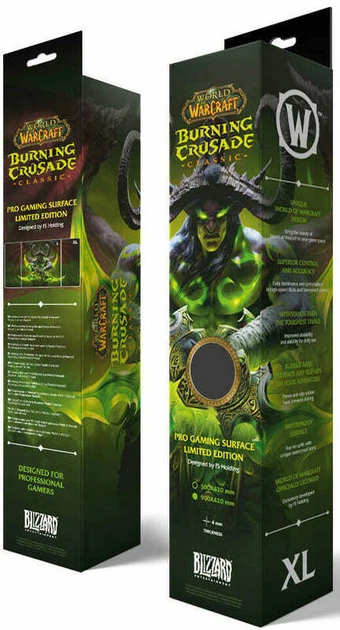 Podkładka do gry Blizzard World of WarCraft Burning Crusade: Illidan 0 XL Speed/Control (5292910016300) - obraz 4