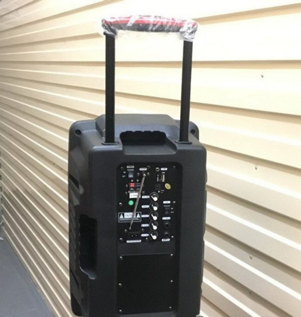 Колонка на акумуляторі з бездротовим мікрофоном Ailiang UF-1018 /100W (USB/Bluetooth/FM) - зображення 4