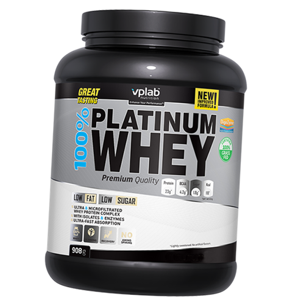Протеин из молока коров травяного откорма, 100% Platinum Whey, VP ...