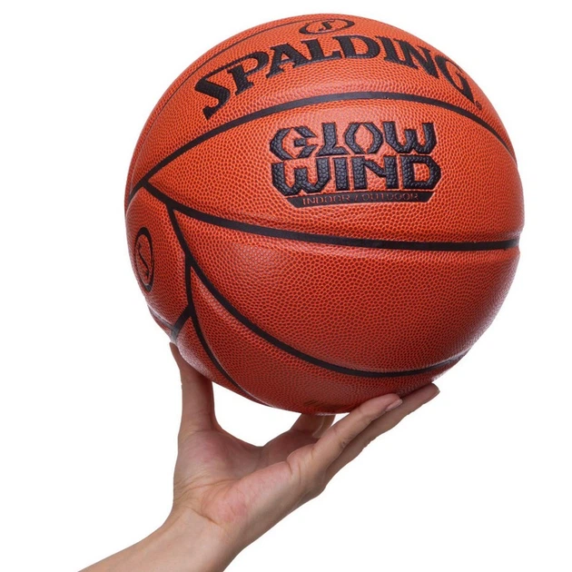 Мяч баскетбольный № 7 SPALDING GLOW WIND оранжевый 76993Y - Фото 6 Мяч баскетбольный № 7 SPALDING GLOW WIND оранжевый 76993Y - изображение 6