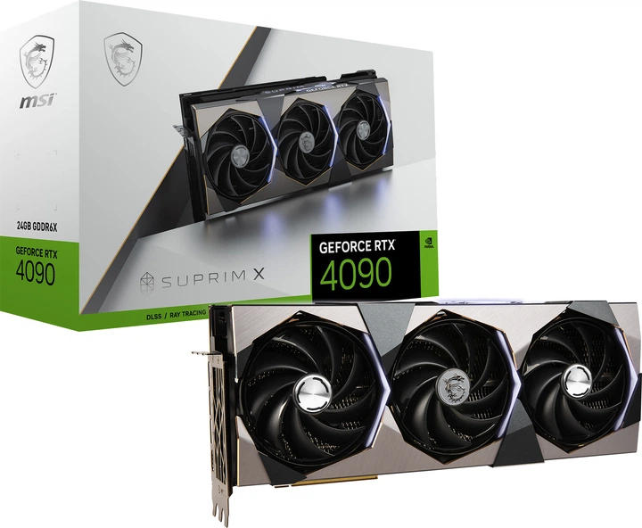 Видеокарта MSI PCI-Ex GeForce RTX 4090 Suprim X 24GB GDDR6X