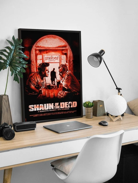 Постери трилогії «Cornetto» Едгара Райта: Shaun of the Dead, Hot Fuzz, The World's End / Триптих - Фото 2 Постери трилогії «Cornetto» Едгара Райта: Shaun of the Dead, Hot Fuzz, The World's End / Триптих - зображення 2