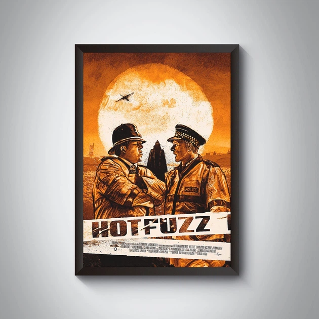Постери трилогії «Cornetto» Едгара Райта: Shaun of the Dead, Hot Fuzz, The World's End / Триптих - Фото 5 Постери трилогії «Cornetto» Едгара Райта: Shaun of the Dead, Hot Fuzz, The World's End / Триптих - зображення 5