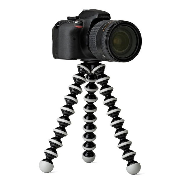 Гнучкий штатив, трипод для смартфона, GoPro, камери + тримач Alitek Flexible Black / white L (A-621020) - Фото 2 Гнучкий штатив, трипод для смартфона, GoPro, камери + тримач Alitek Flexible Black / white L (A-621020) - зображення 2