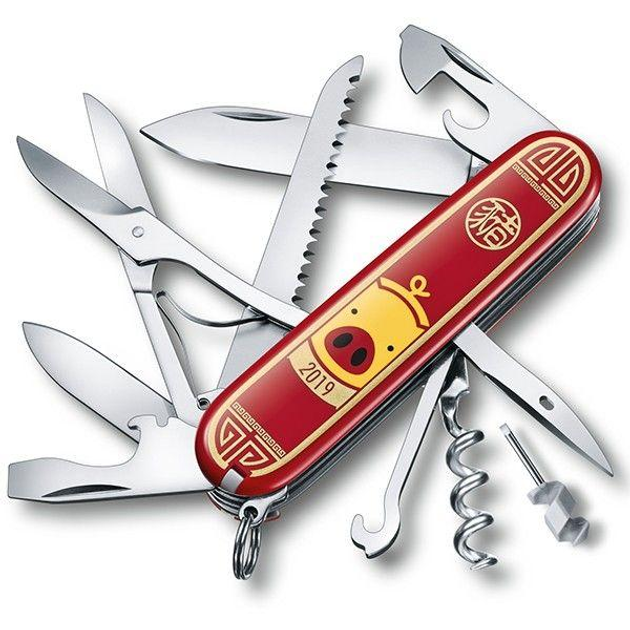 Складаний ніж Victorinox HUNTSMAN «Year of the Pig» 1.3714.E8 - зображення 1