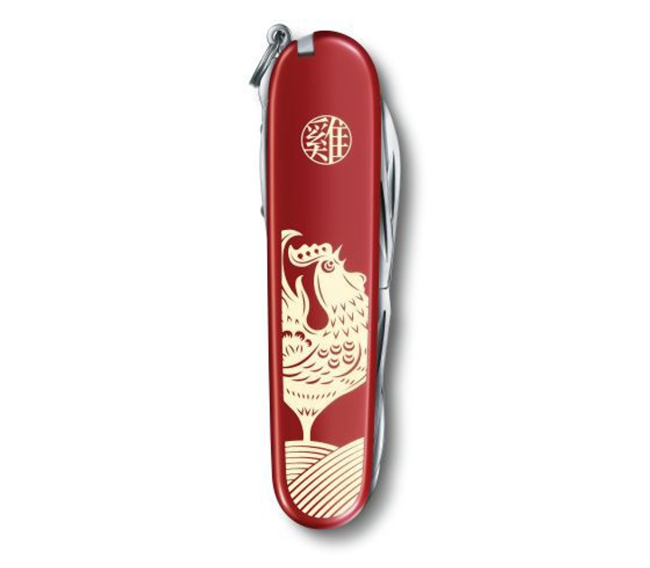 Лімітований ніж Victorinox HUNTSMAN Year of the Rooster 1.3714.E6 - зображення 2