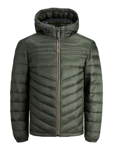 Куртка Jack & Jones CONTRAST ZIP JJEHERO PUFFER HOOD NOOS S Хаки 12211785-Rosin - Фото 5 Куртка Jack & Jones CONTRAST ZIP JJEHERO PUFFER HOOD NOOS S Хаки 12211785-Rosin - изображение 5