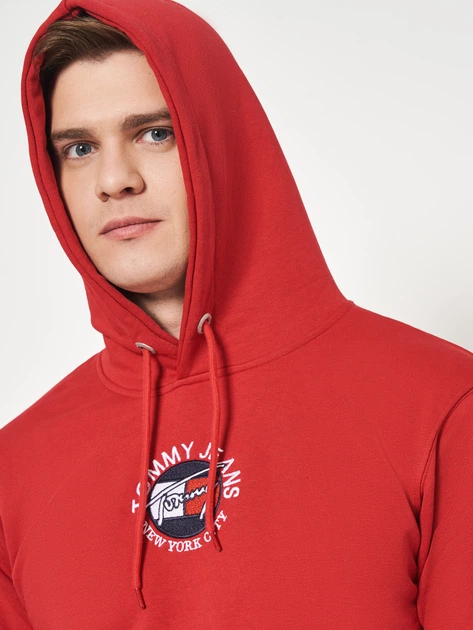 Худи мужское Tommy Hilfiger 10949.3 M Красное - изображение 4