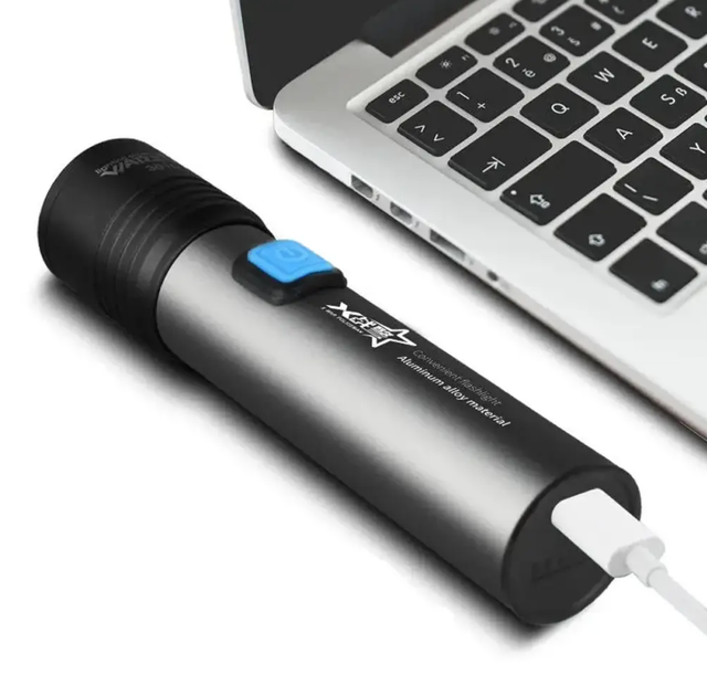 Аккумуляторный карманный фонарик фонарь K31 с ZOOM (ЗАРЯЖАЕТСЯ ОТ USB) - изображение 14