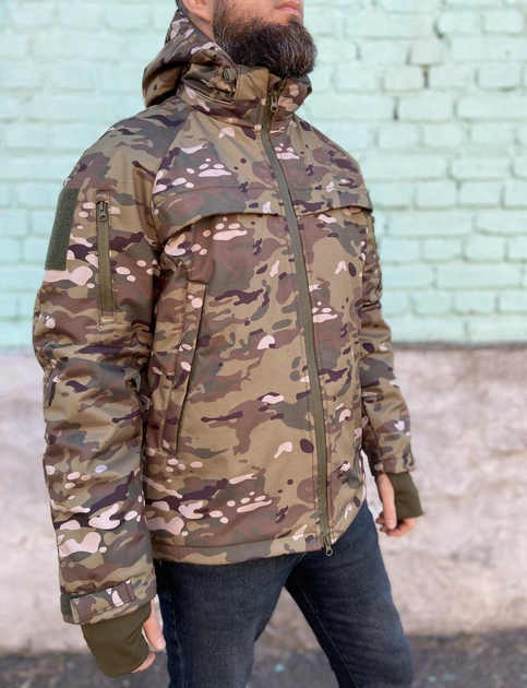 Військова куртка тактична утеплена Софт Шелл Мультикам МТР (Єврозима) 52-54(XL-XXL) - зображення 1