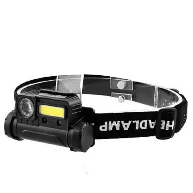 Налобный Фонарик Bailong BL-123 COB + USB CHARGE - изображение 1