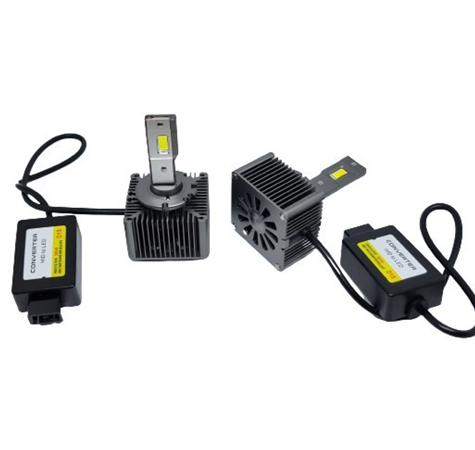 Автомобильные светодиодные лампы с цоколем D1S 30 Led +220% комплект ...