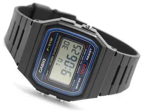 Мужские часы CASIO F-91W-1YER - изображение 3