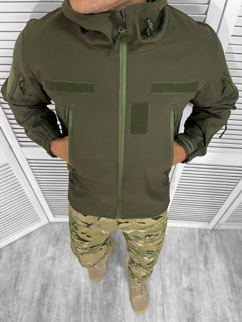 Куртка Soft Shell Jacket Olive Green XL - зображення 1