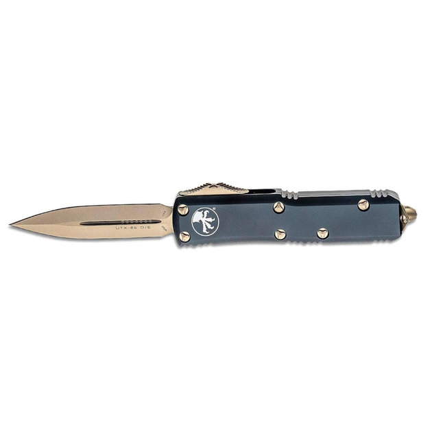 Нож Microtech UTX-85 Double Edge Bronze (232-13) - зображення 1