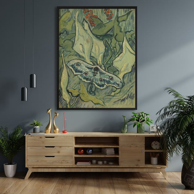 Картина Холстович Бражник мертвая голова 110x150 см. Картина Винсета ...