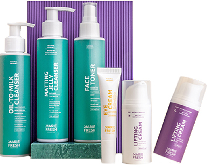 Набор косметики по уходу Marie Fresh cosmetics с гелем для зрелой ...