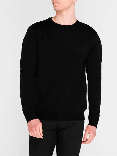 Джемпер Pierre Cardin Crew Knit Jumper 55104493 S Черный - Фото 1 Джемпер Pierre Cardin Crew Knit Jumper 55104493 S Черный - изображение 1