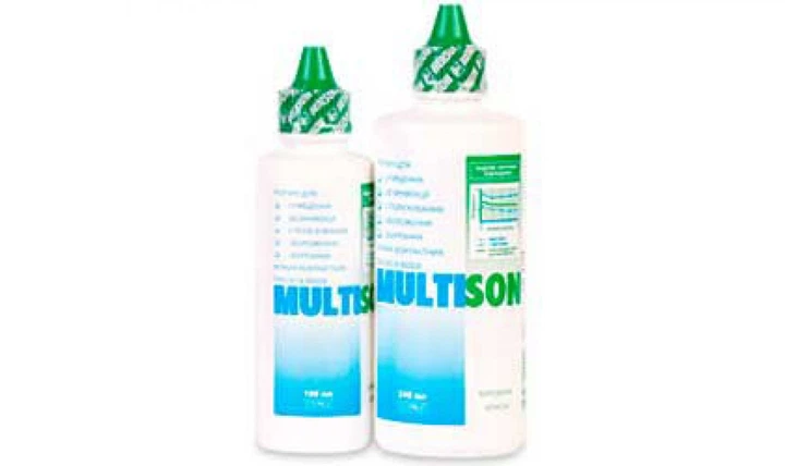 Раствор для контактных линз Multison 100ml - Фото 1 Раствор для контактных линз Multison 100ml - изображение 1