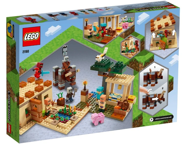 Конструктор LEGO Minecraft Патруль розбійників 562 деталі (21160) - Фото 2 Конструктор LEGO Minecraft Патруль розбійників 562 деталі (21160) - зображення 2